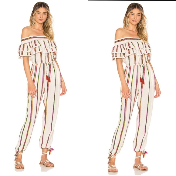 Anthro. ×Cleobe Violet Jumpsuit in Violet Jumpsuit - Picture 3 of 12